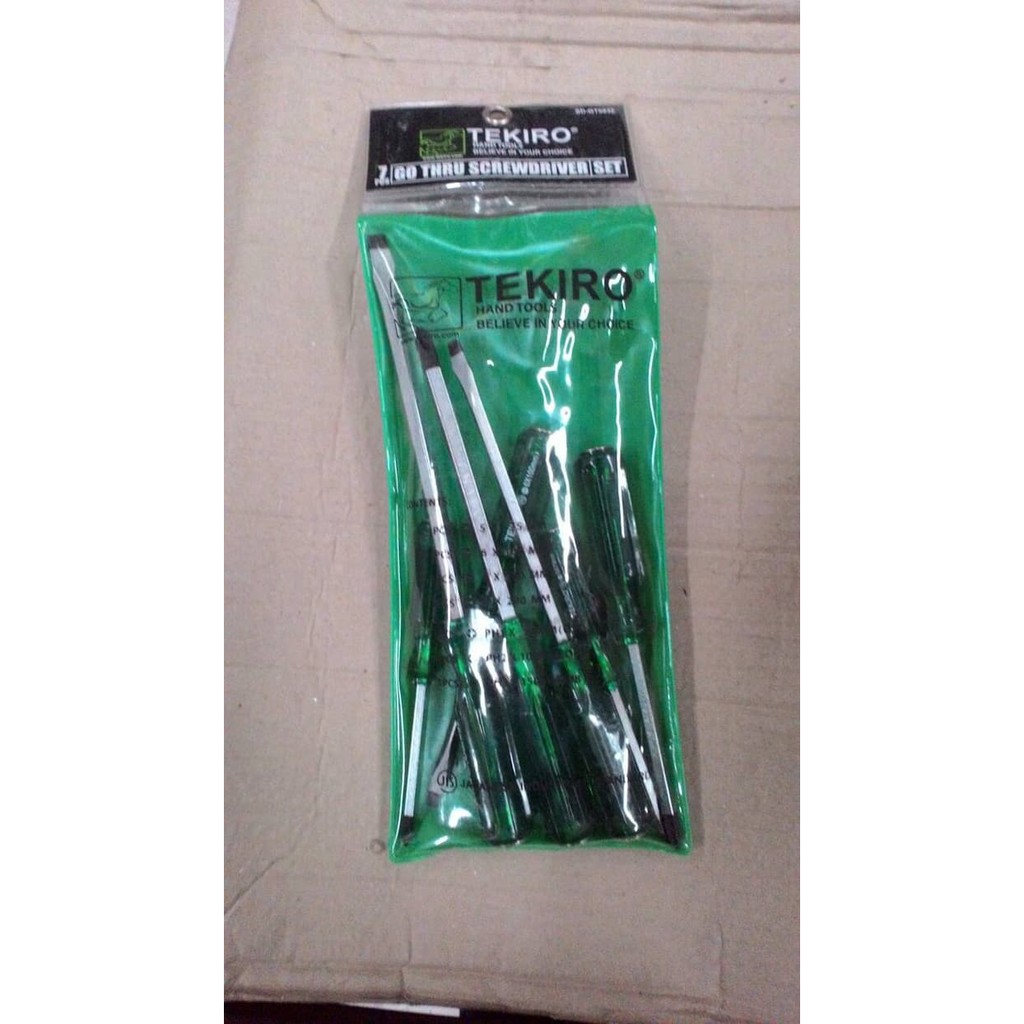 Obeng Ketok Tekiro Set 7 pcs Obeng Getok Tekiro Original