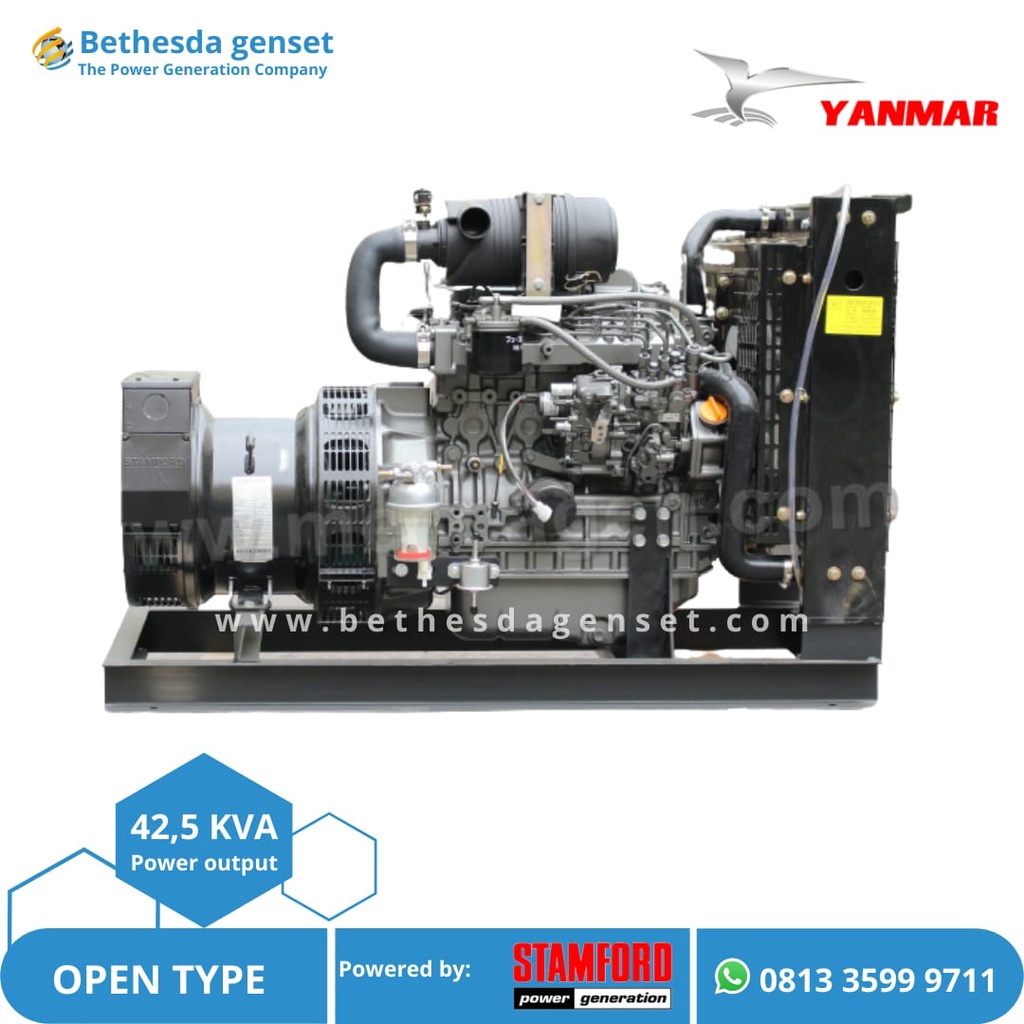 Genset murah Yanmar 42.5 Kva Supplier Genset Surabaya