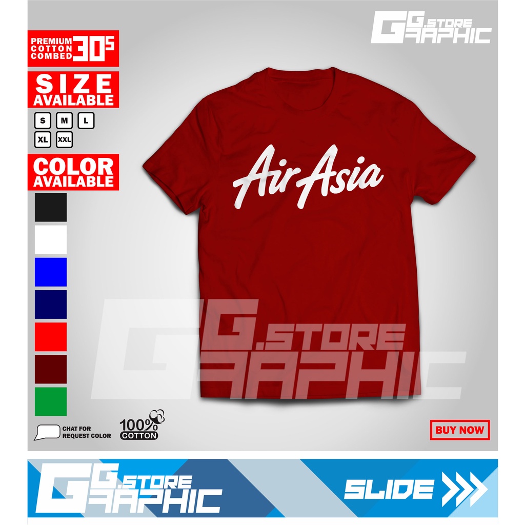Kaos AIR ASIA Murah Berkualitas