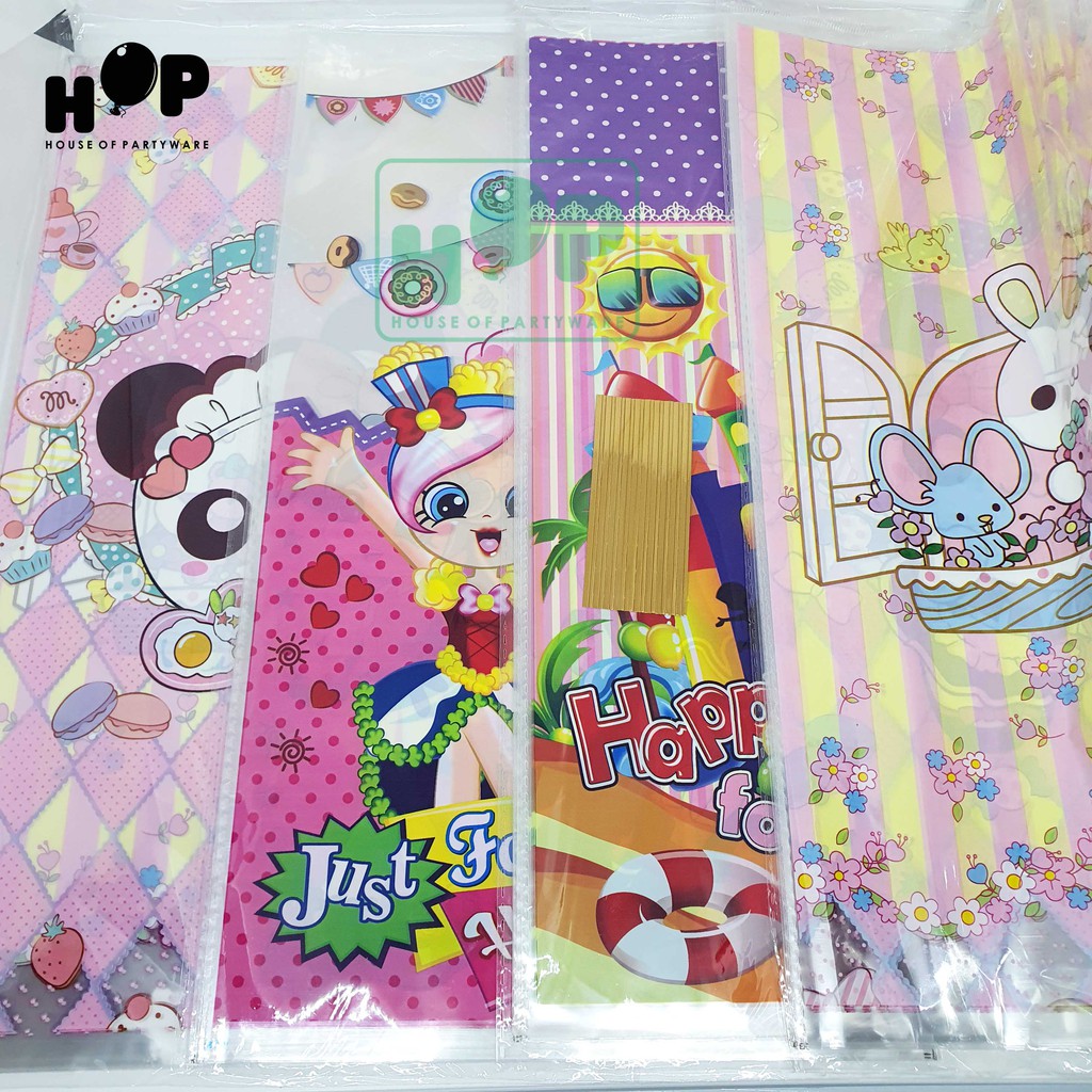 

Plastik Bungkus / Plastik Snack / Bungkus Parsel Gambar isi 10 pcs
