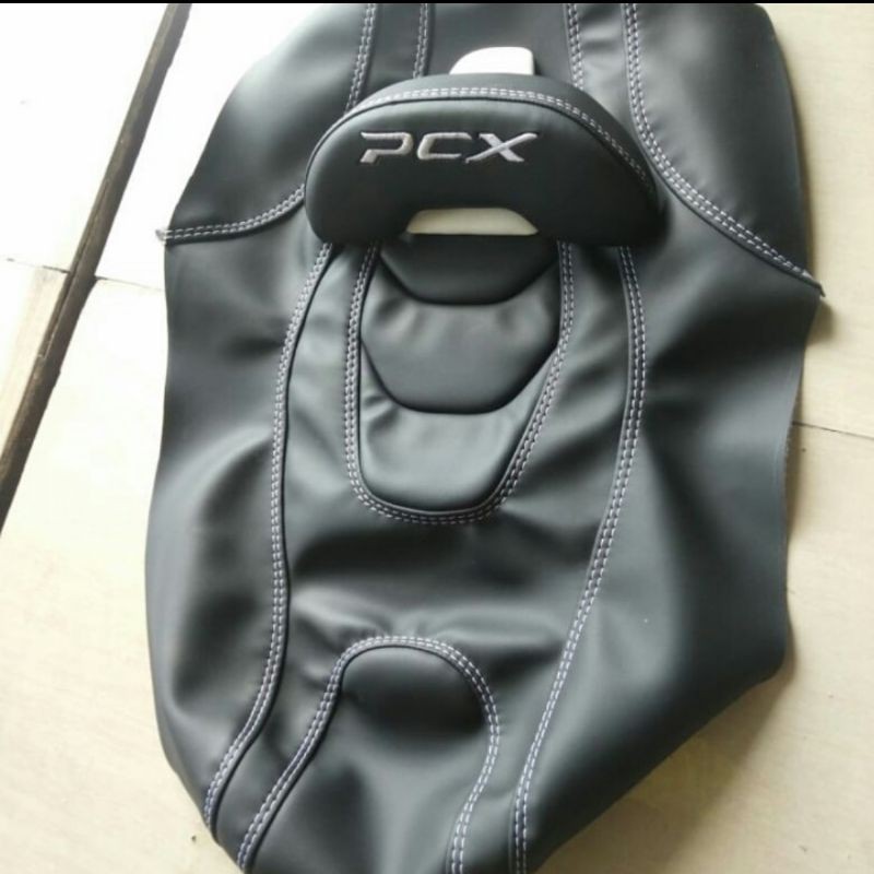 kulit jok PCX 150 PCX 160 custom aksesoris motor pcx / cover jok kulit pcx