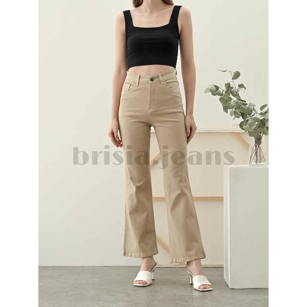 [SIZE 27-34] MINA Cutbray Jeans (Highwaist) - 3 WARNA - SERIES 2