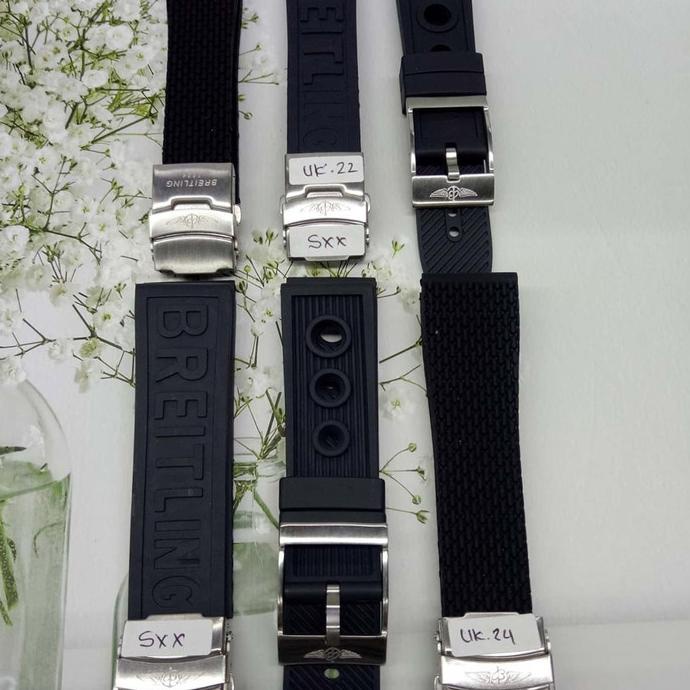 RECOMENDED TALI / STRAP JAM TANGAN RUBBER BREITLING