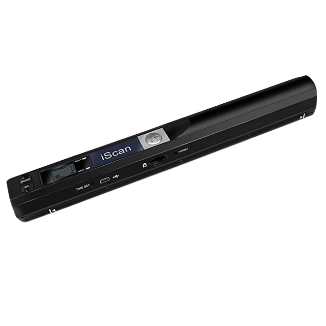 Portable Scanner Dokumen A4 iScan Handy Scanner 900Dpi MicroSD Slot