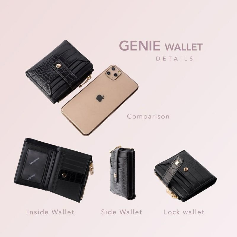 JIMS HONEY GENIE Wallet Dompet Lipat Pendek Wanita