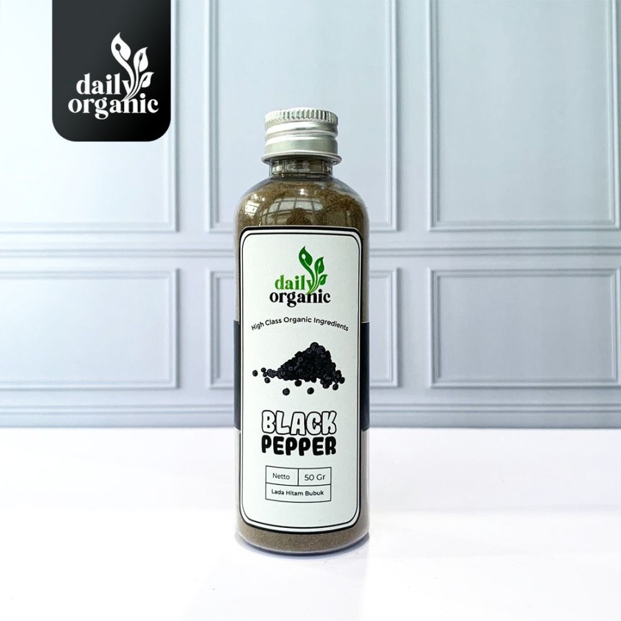 Lada Hitam Bubuk Ground Black Pepper Daily Organic