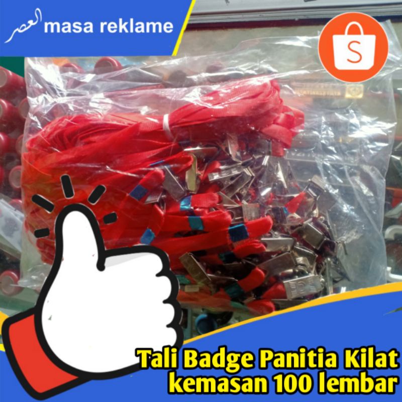 

tali badge panitia kemasan 100 pcs