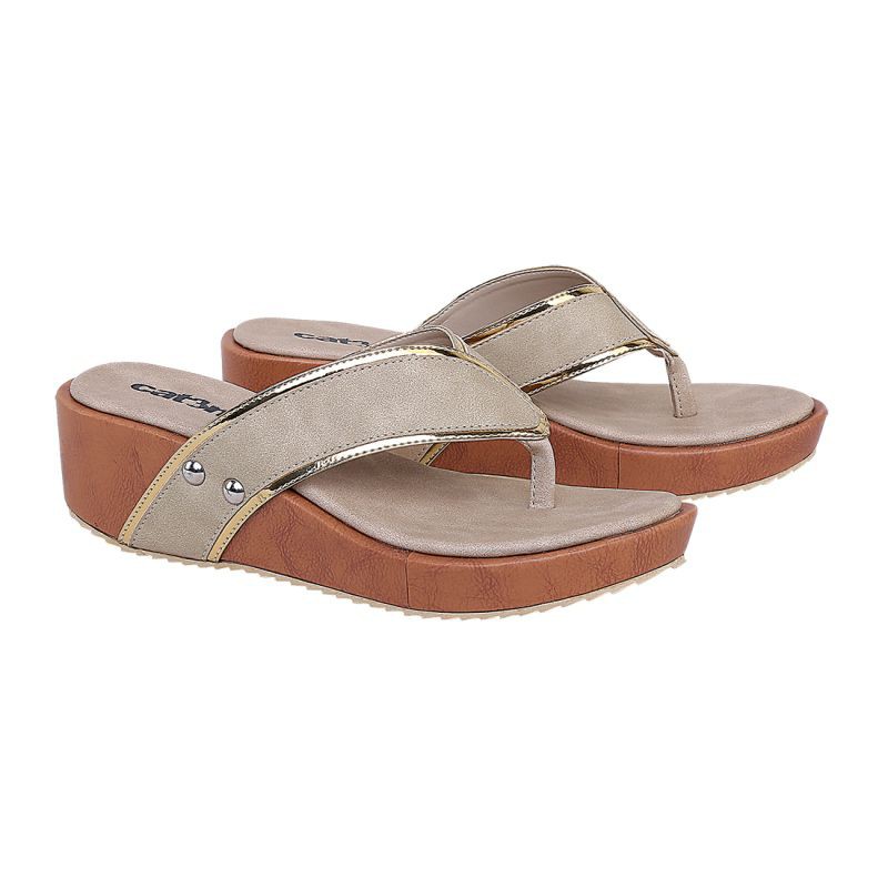Sandal Wedges Wanita Catenzo