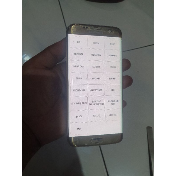 Lcd samsung s7 edge minus