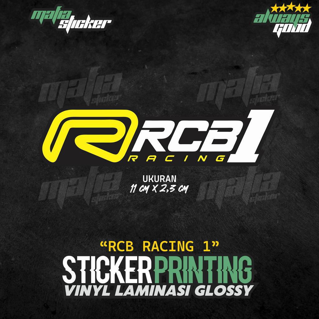STICKER/STIKER PRINT CUT RCB1RACING RCB RACING
