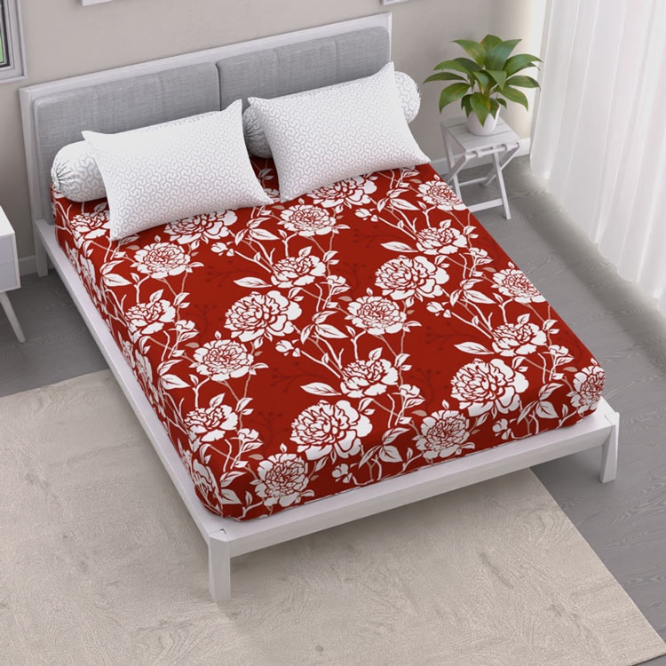 CALIFORNIA SPREI KING FITTED BANTAL 4 180X200 ROSA