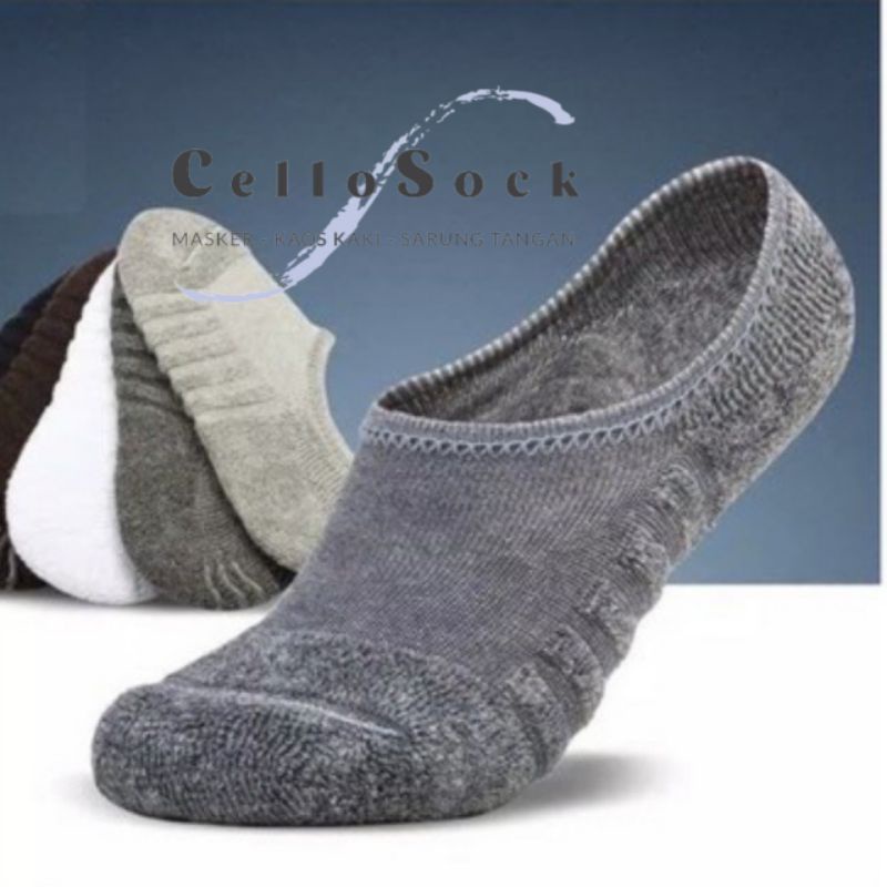 Kaos Kaki HIDDEN SOCK Serat Bamboo Color Boom / Kaos Kaki Pria / Kaos Kaki Wanita