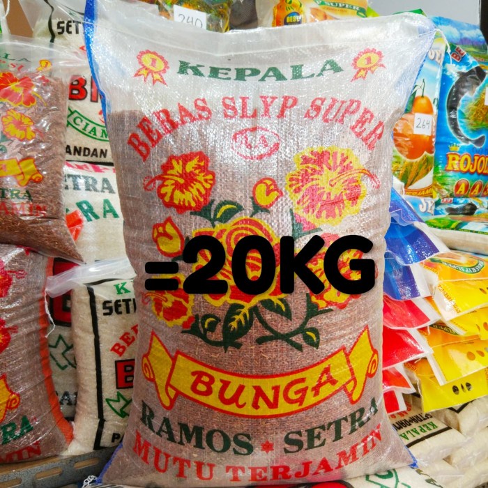 

BERAS MERAH PECAH KULIT CAP BUNGA 20KG