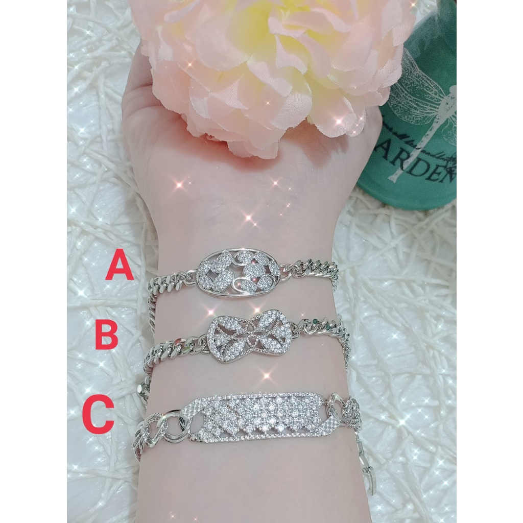 TERBARU, GELANG RANTAI EMAS PUTIH KOREA/PERHIASAN FASHION/GELANG RANTAI