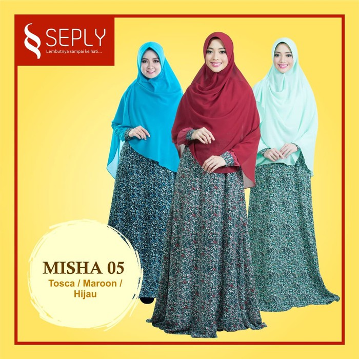 Gamis SEPLY MISHA 05 Hijau || Seply Ethica