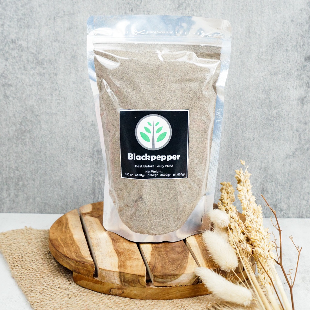 

Lada Hitam Bubuk Murni / Blackpepper Powder 500gr (500 gram)