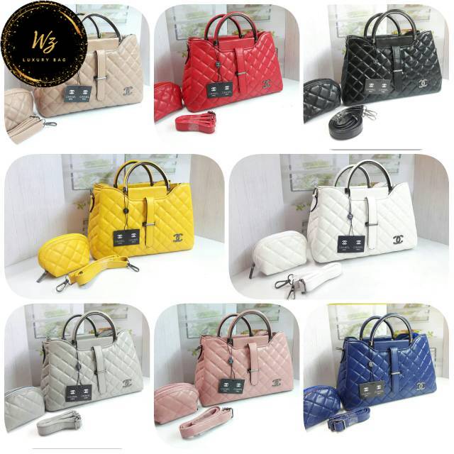 HANDBAG SET POUCH BATAM WANITA BEHEL TOP HANDLE LIDAH MAXY FLAP LA,MBSKYN | TAS BRANDED OFFICE 3 RUA