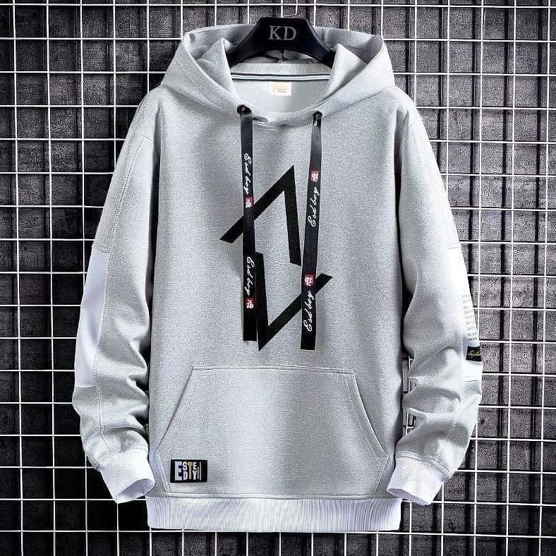 Apparel Pria Sweater Hoodie Pria Av Switer Jaket Lengan Panjang Bahan Fleece Katun