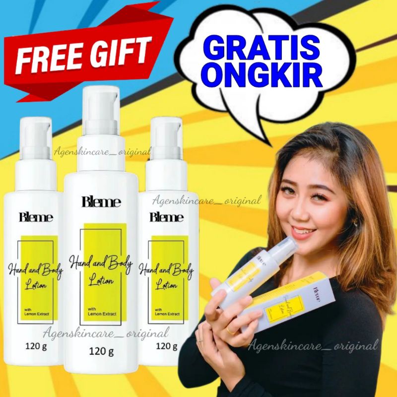 BLEME HAND BODY LOTION ORI / BLEME BODY LOTION ORIGINAL ASLI BPOM / BLEME BODY LOTION ORIGINAL ASLI 
