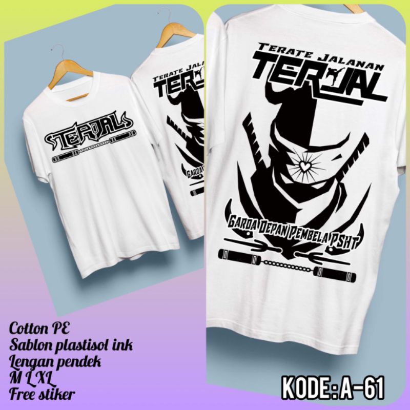 Kaos PSHT terjal kaos psht terbaru kaos terate jalanan kaos murah kaos keren best seller