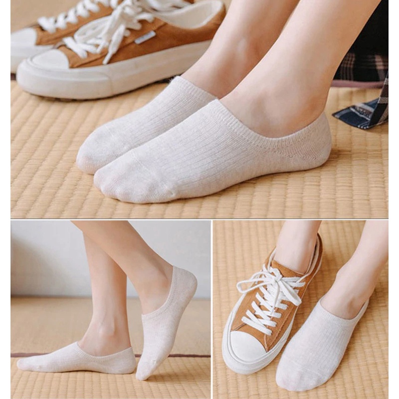 OVERFLOWS.ID Kaos Kaki Hidden Di Bawah Mata Kaki Pria Wanita Ankle Sock Basic Import Kaos Kaki