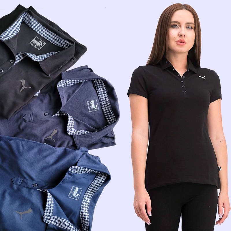 lovemecorner PM ACTIVE POLO WOMAN BAJU KAOS POLO WANITA QUICK DRY ORI MOTIF DITANGAN LIMITED