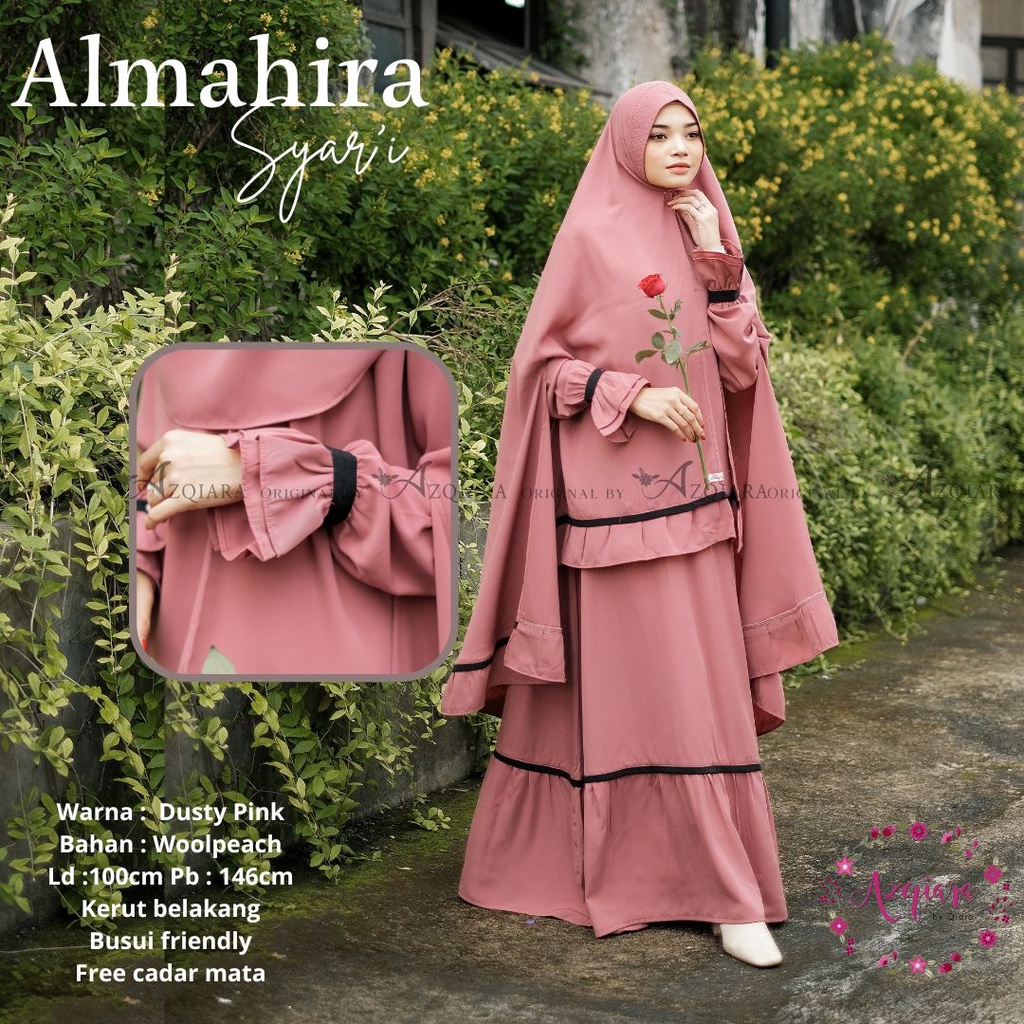 ALMAHIRA SYARI gamis muslim original produk by qiara