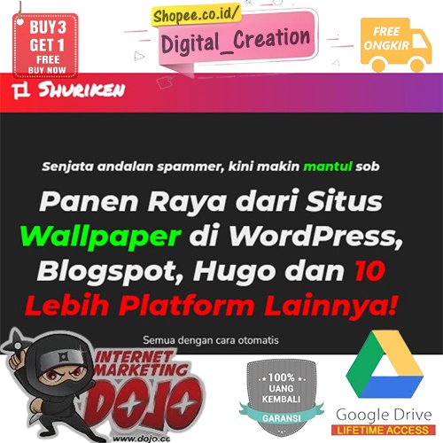 Script AGC Shuriken By Dojo - Jamu Kuat Adsense Blogger | Full Update | Auto Generate Content | Bot | Website | Internet Marketing | Blog | Shuriken