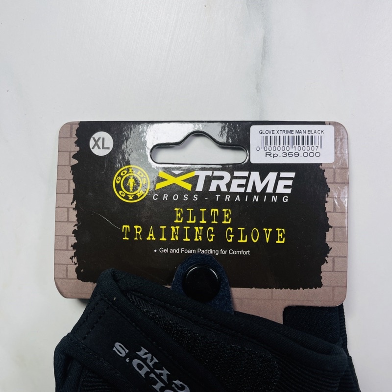 Sarung Tangan GYM Leather GOLD'S GYM