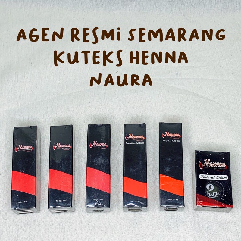 HALAL &amp; ORIGINAL - KUTEK NAURA HENA NAURA KUTEK MUSLIMAH 5ml