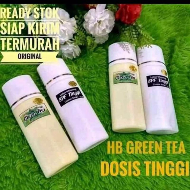 PAKET GREENTEA PEMUTIH BADAN HB/DOSTING/viral/TerLaris/HBL TERLARIS/SEPAKET SIANG MALAM free bublewa