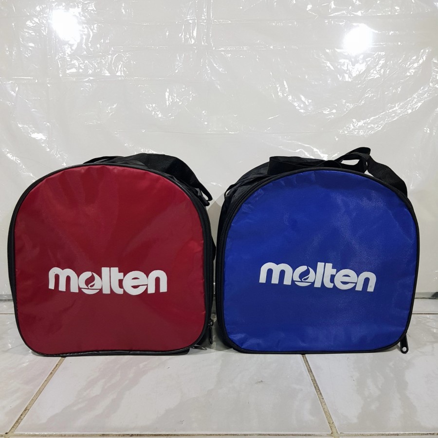 Tas Bola Basket / Bola kaki / Bola Volly Molten / Spalding ada warna Merah / Biru - LOKAL 1PCS TAS