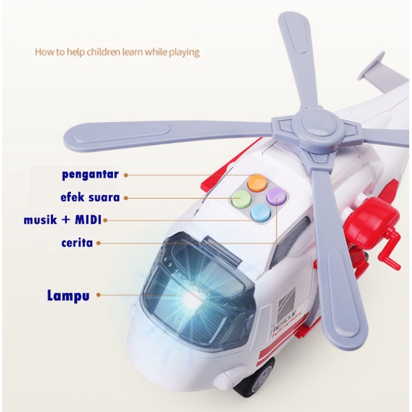 Helikopter mainan anak helicopter Mobil mobilan anak diecast