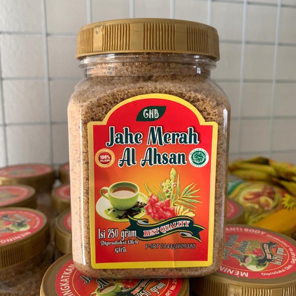 

JAHE MERAH AL AHSAN 250gram - Best Quality 100% alami