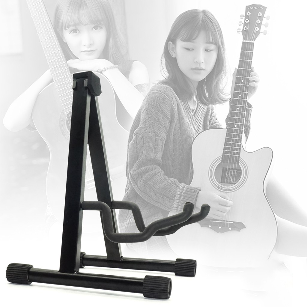 【COD+Pengiriman Cepat】 YUN Mall Alat Musik Stand Gitar Universal Import Stand Bass Ukulele Model A Lipat Besi Dudukan Gitar