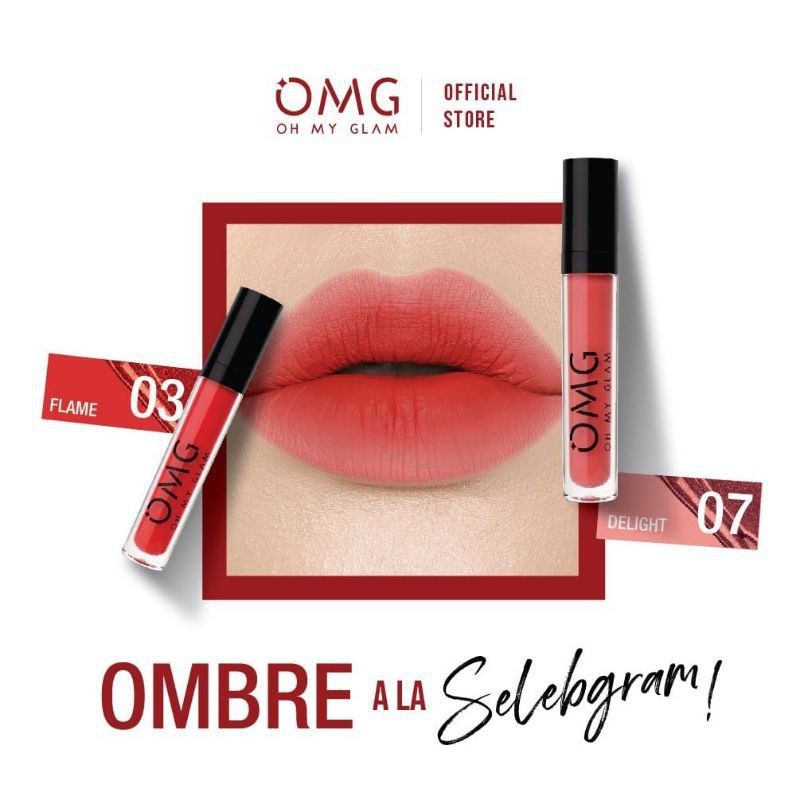 OMG oh my glam matte kiss lip cream