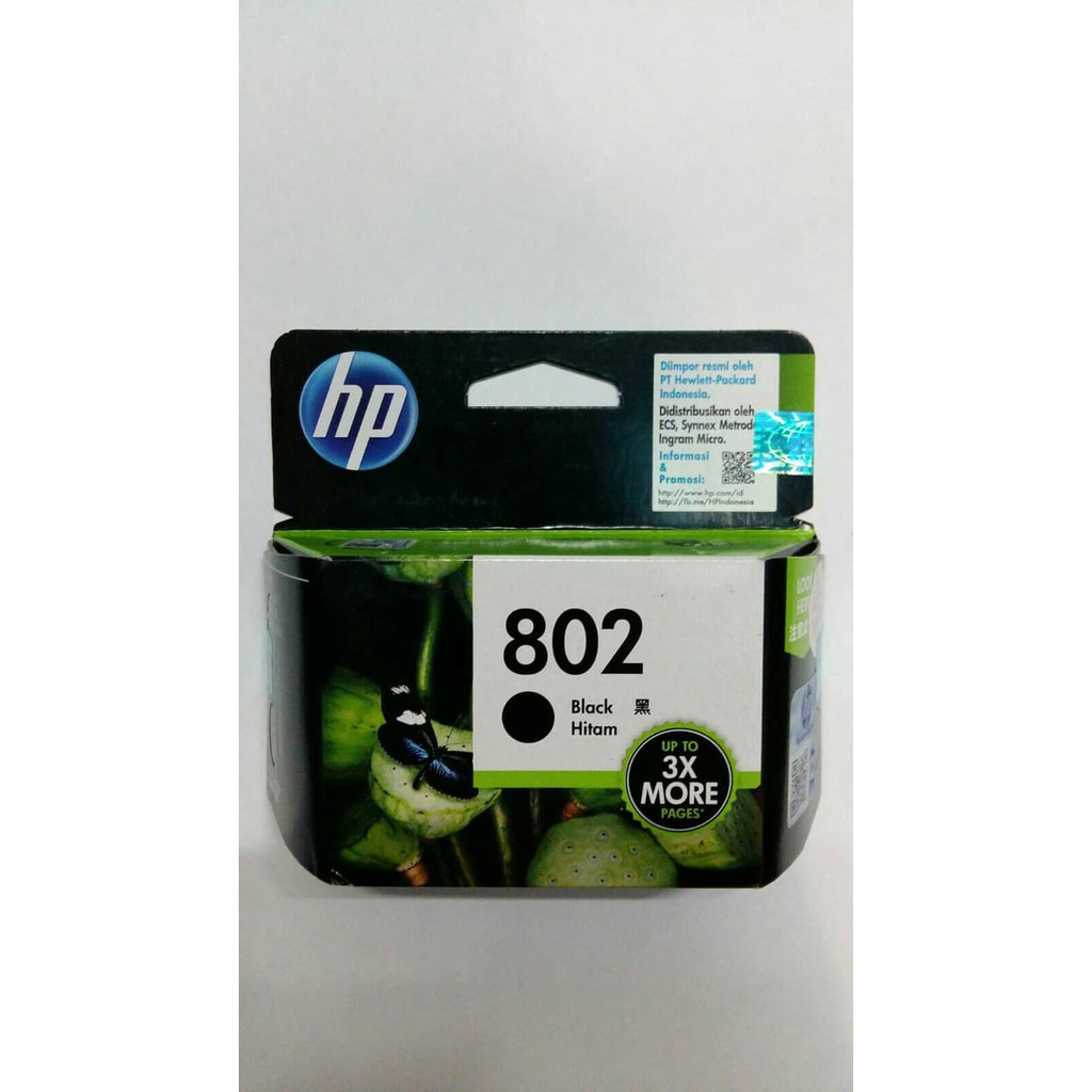 Tinta Printer hp 802 Black