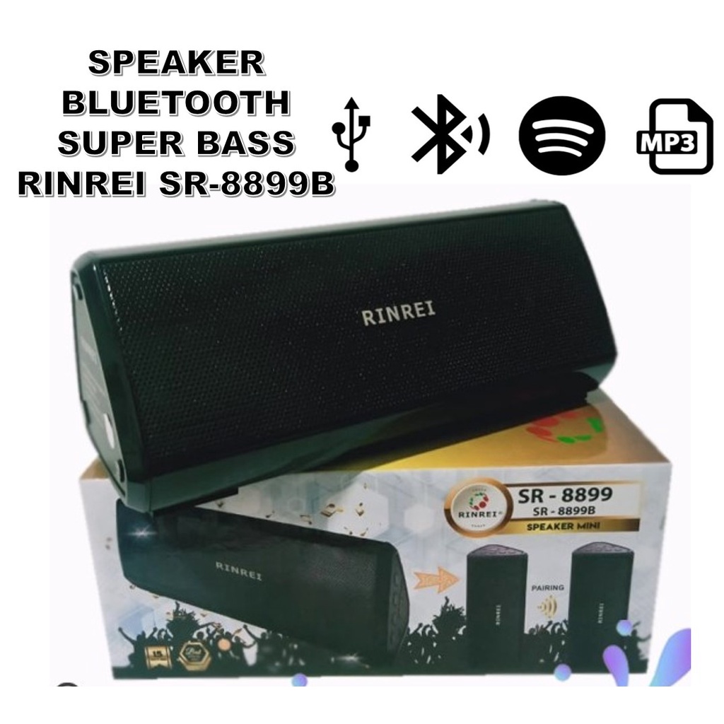 Speaker Bluetooth GMC 881A 100% ORIGINAL / RINREI SR-8899B GMC Speaker Super Baas Speaker Original GMC