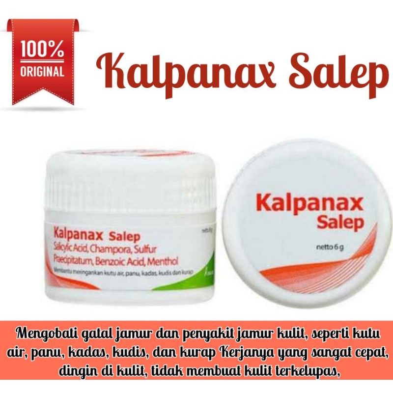Kalpanax Salep Jamur 6 gr 100% Original / Salep Jamur Ampuh