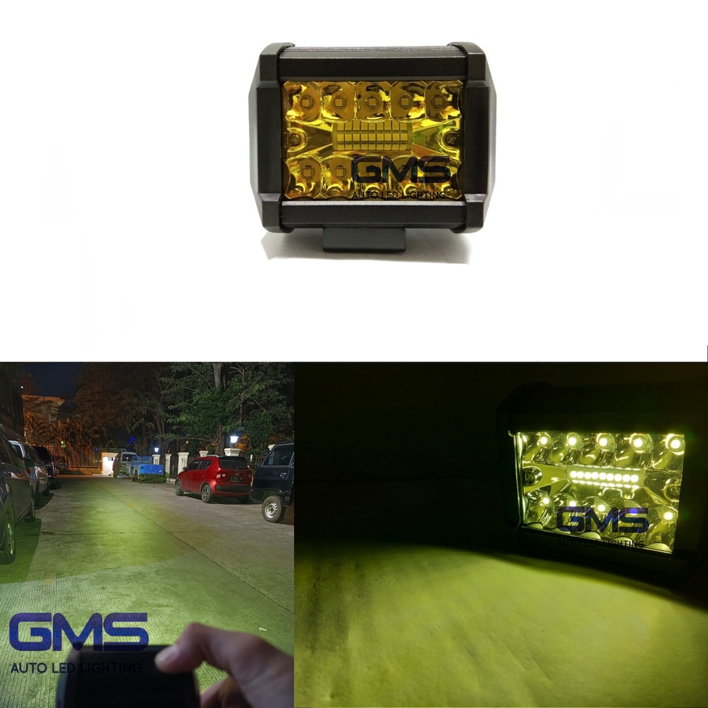 lampu tembak sorot led cwl 20 mata cree cahaya kuning 35 watt original myth bahan alumunium lampu so