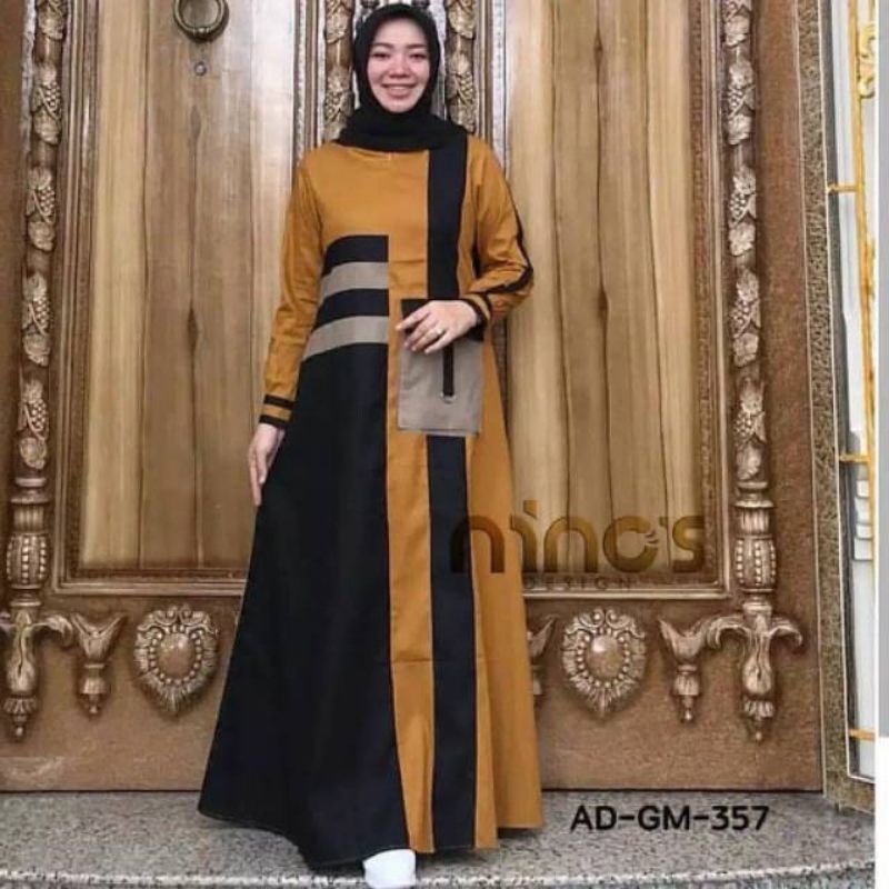 Qila maxi dress fashion muslim wanita