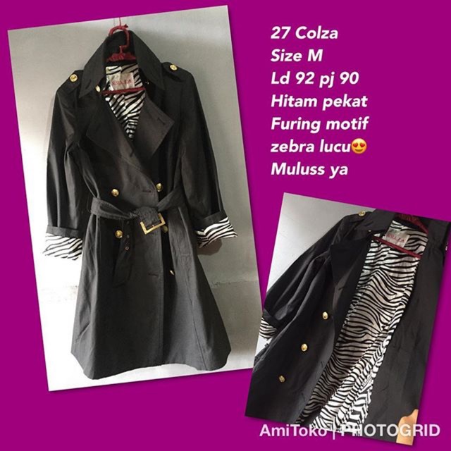 Colza coat size M -orderan mb nindie