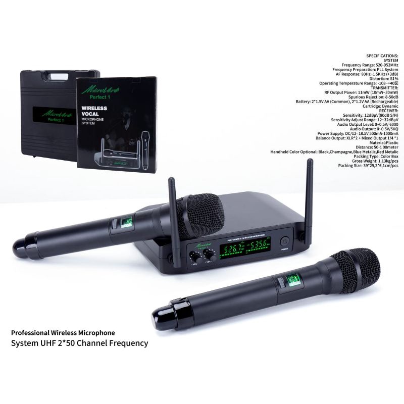 Mic Wireless Microverb Perfect-1 Microphone