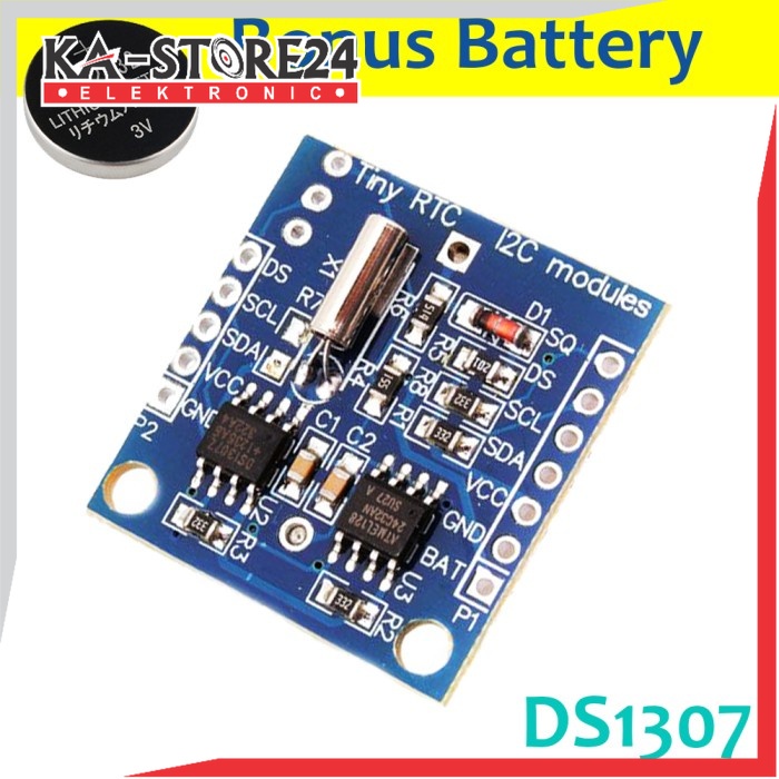 RTC DS1307 i2C Real Time Clock + Battery Module 24C32 32K EEPROM