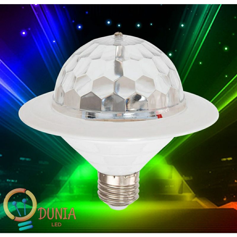 Lampu Disko LED RO-3 Rotating full colour fitting