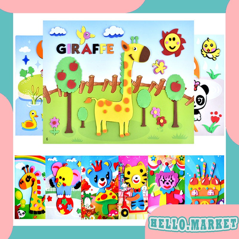 

HM - MAINAN EVA STIKER KODE FH / PRAKARYA ANAK STIKER EVA / MAINAN EDUKASI ANAK / TEMPEL STIKER 3D