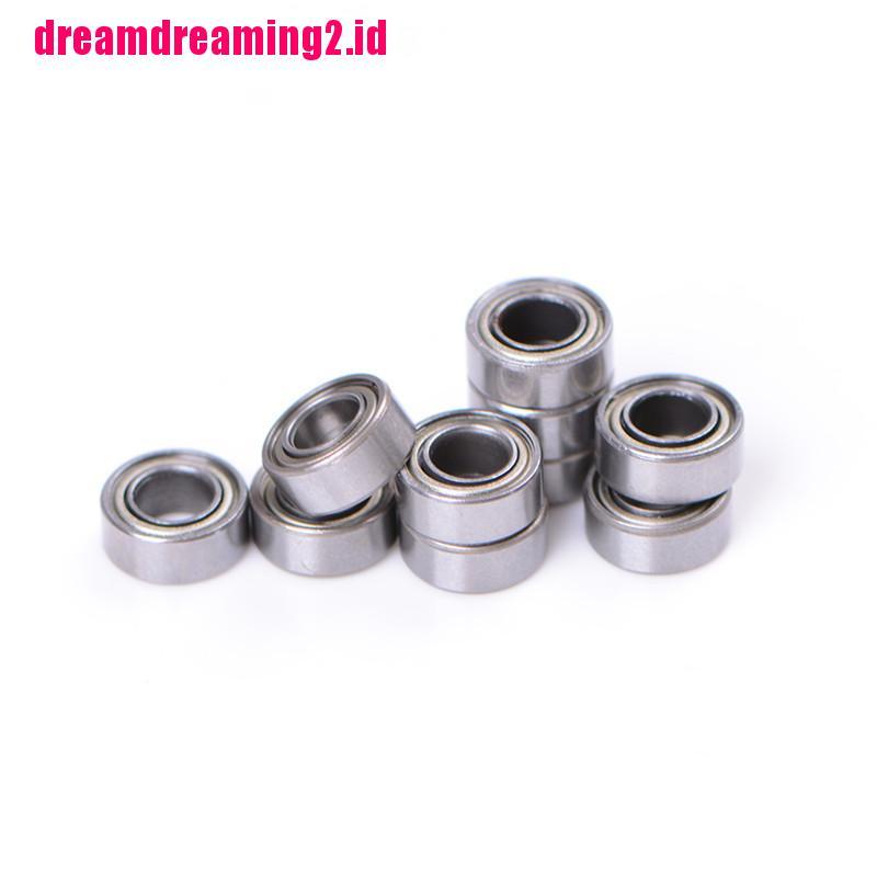 （✔✔❤10pcs MR105ZZ L-1050 MR105 deep groove ball bearing Miniatur Ukuran 5x10 X 4mm