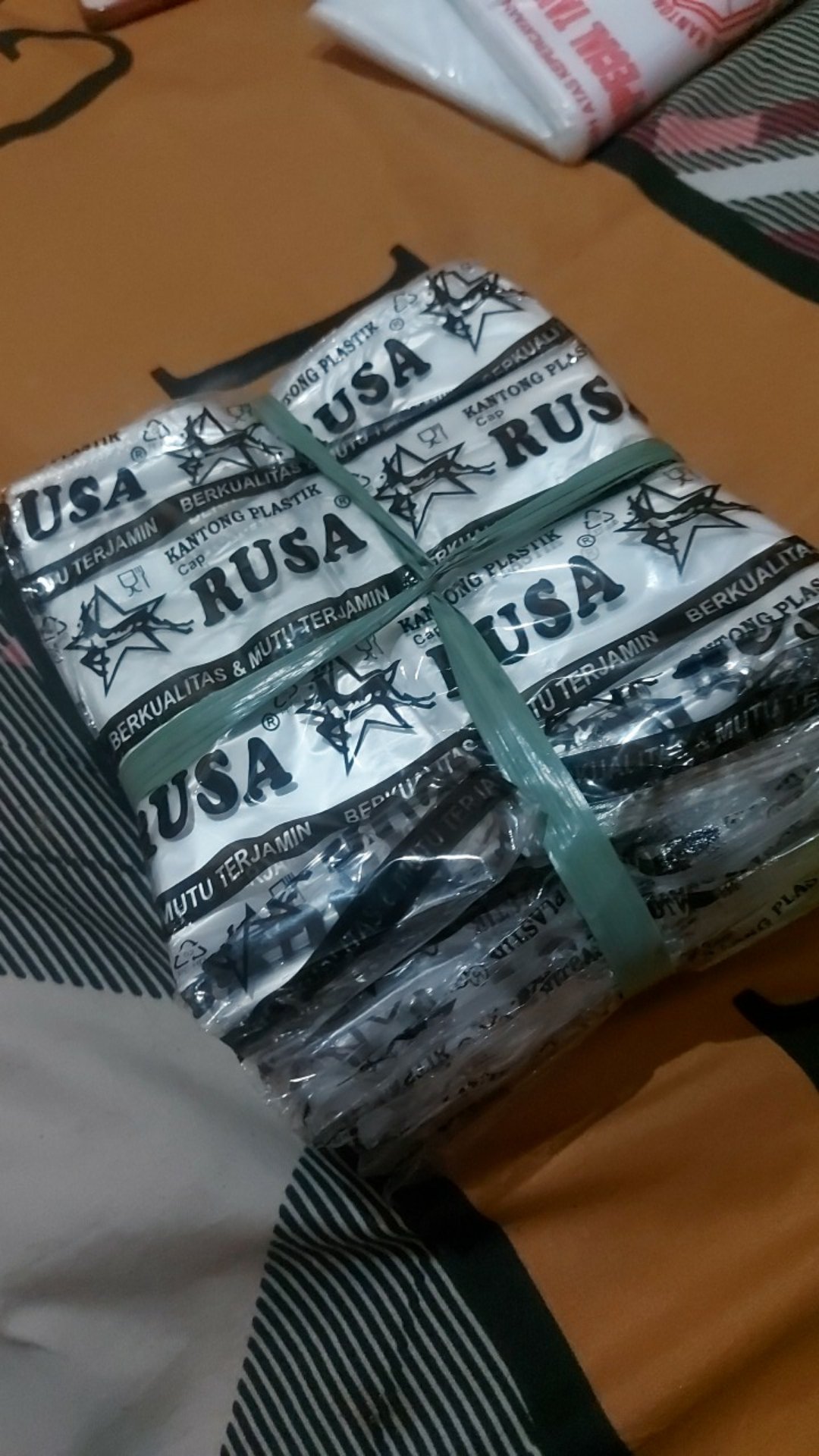 Kresek Bening Rusa 1 Ikat (10 Pcs ) Ukuran 15 / Kresek Kecil Bening