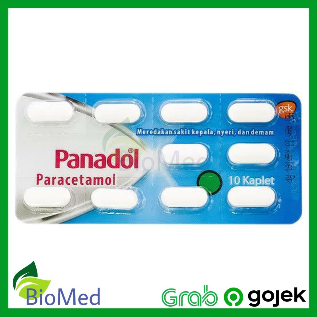 Jual Panadol Biru Tablet Obat Demam Pusing Sakit Kepala Nyeri