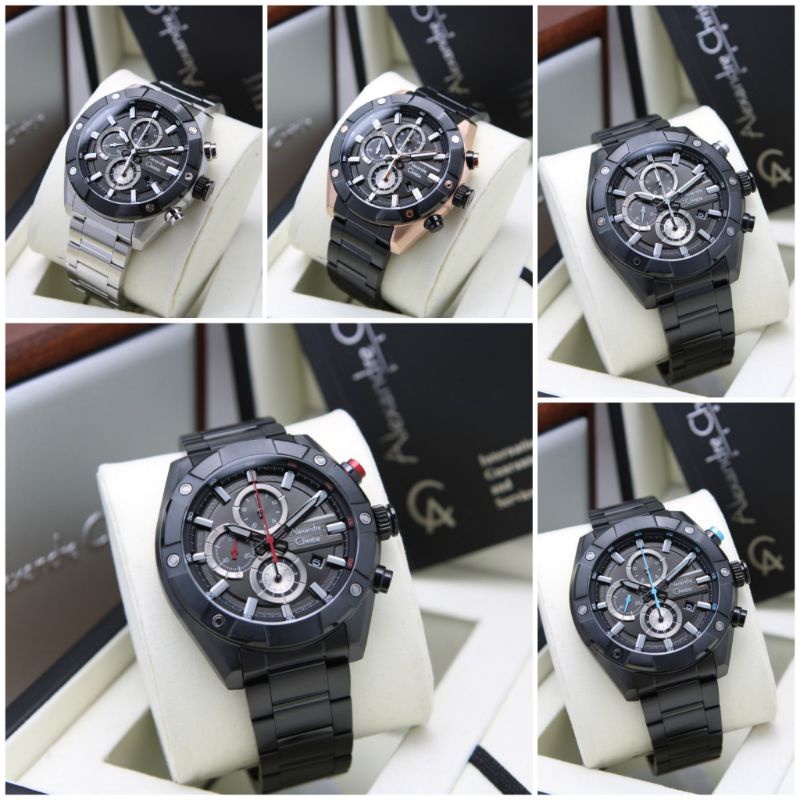 AC6604 Jam Tangan Pria Alexandre Christie AC 6604 Original